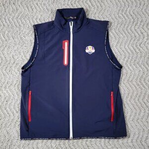 Ralph Lauren RLX Ryder Cup 2020 Team USA Golf Full zip Vest Adult Small
